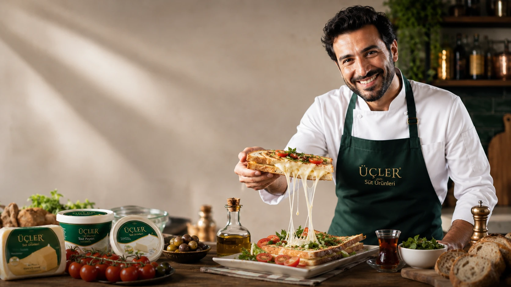 Toast crocant cu Kashkaval